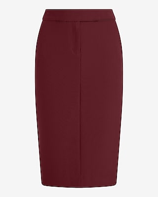 Editor High Waisted Midi Pencil Skirt