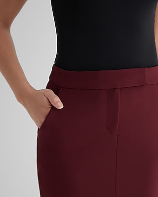 Editor High Waisted Midi Pencil Skirt