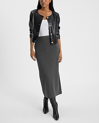 Editor High Waisted Maxi Skirt