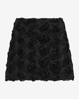 Rosette High Waisted Mini Skort
