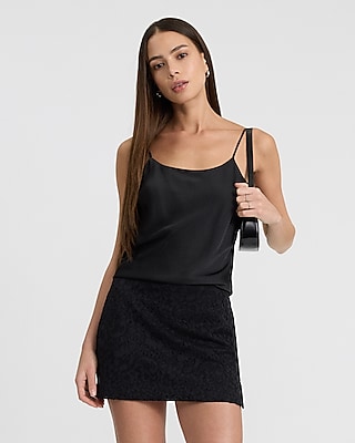 Editor Super High Waisted Lace Mini Skort