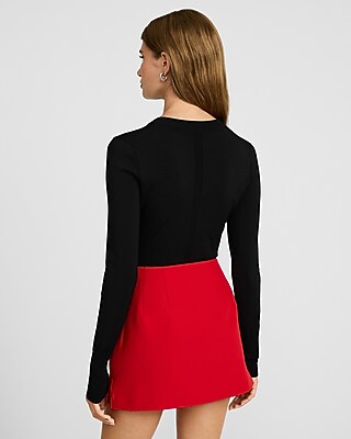 Editor Signature Stretch Super High Waisted Mini Skort