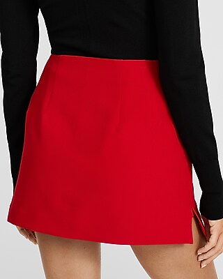 Editor Signature Stretch Super High Waisted Mini Skort