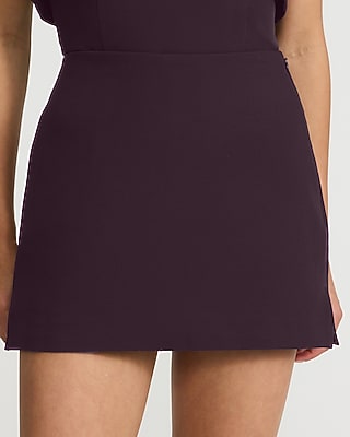 Editor Signature Stretch Super High Waisted Mini Skort