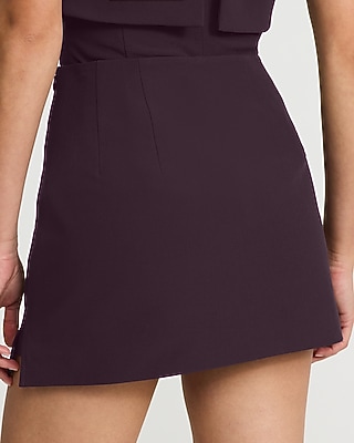 Editor Signature Stretch Super High Waisted Mini Skort