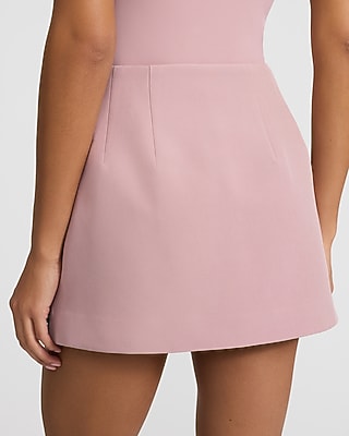 Editor Signature Stretch Super High Waisted Mini Skort