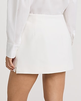 Editor Super High Waisted Mini Skort Studio Stretch Twill
