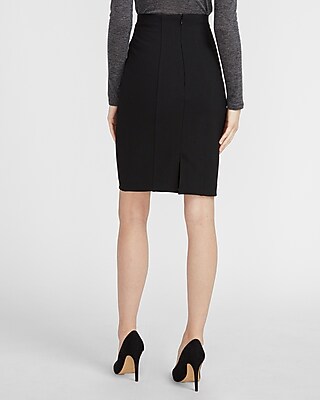 High Waisted Soft & Sleek Pencil Skirt | Express