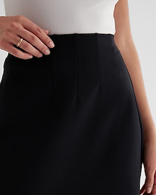 Columnist Luxe Comfort Straight Mini Skirt | Express