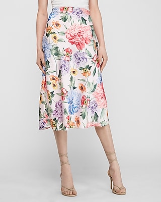 floral slip skirt