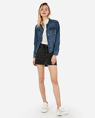 express denim skirt