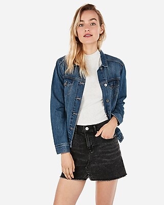 express jean skirts