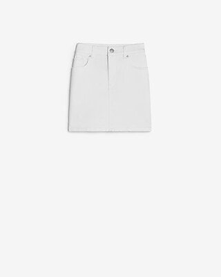 high waisted jean skirt express