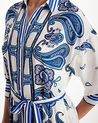 brienne of tarth blue dress Paisley Shirt Dress, Persian Blue  Hamilton Hatt