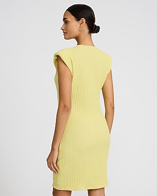 long yellow dress Yellow Chiffon Sleeveless V-neck Charming Flowy Party Dresses, CP0806 US16 / Custom Color(leaving a note) main image 1