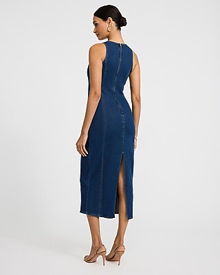 denim sheath dress Petite Vashie Denim Sheath Dress Denim Shirt Dress for Women