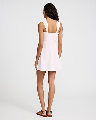 Sweetheart Cap Sleeve Mini Fit and Flare Dress
