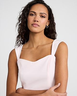 Sweetheart Cap Sleeve Mini Fit and Flare Dress