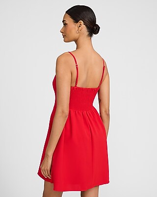 Sleeveless Pleated Fit & Flare Mini Dress - image 2