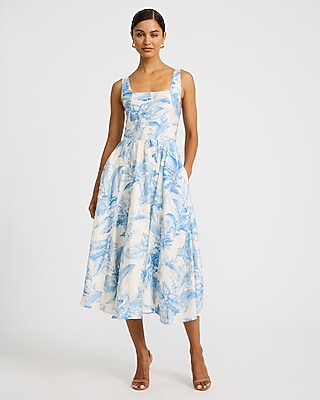 casual denim midi dress The Donovan Pintuck large / Medium Wash Six Stories Women's Knot Size:96 inches Veronica Lake have with timeless style