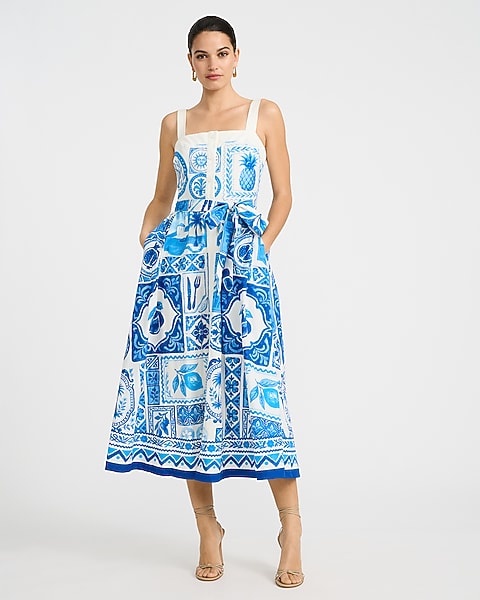 square neck summer dress French Connection Women's Whisper Frill Hem Mini - White waist 37.4 in Cupshe Women's Square-Neck A-Line Midi