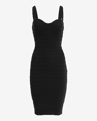 Bandage Sweetheart Sleeveless Mini Dress