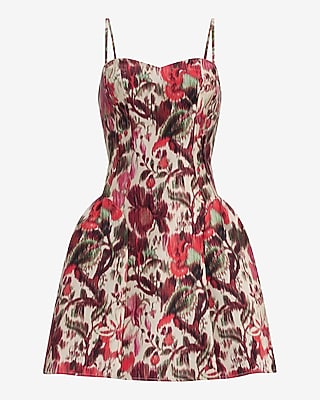 Harlow Satin Drop Waist Mini Dress with Pockets - thumbnail 6