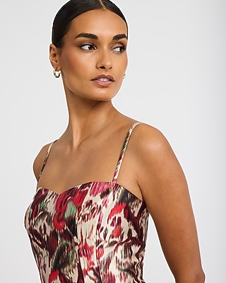 Harlow Satin Drop Waist Mini Dress with Pockets - thumbnail 3