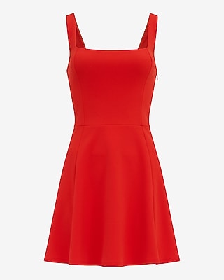 Square Neck Sleeveless Bow Mini Dress - image 4