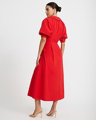 blouse dress BLUEBELL Fit check Vintage women's blouse dress with