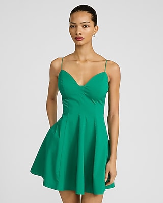 slim fit dress slacks You'll Be Mine Green Floral Bodycon Dress - Size M - Square Neckline, Adjustable Straps, Mini Hem main image 1