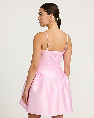 sweeter than you satin mini dress Sweeter Than You Satin Mini Dress - Pink