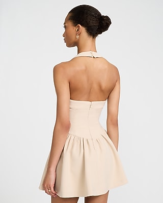 sleeveless flare dress for women Adrianna Papell Women's Sleeveless Tea Length Dress, Ivory, 12
