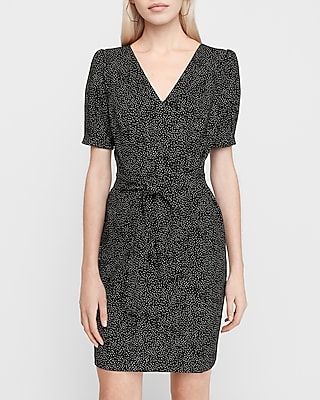 grey sheath dress with sleeves