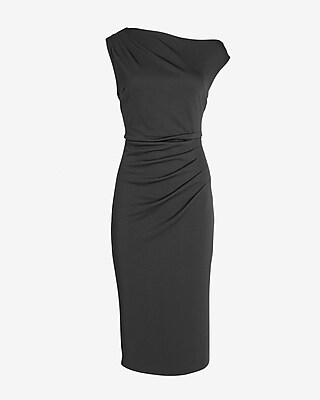 ruched sheath dress