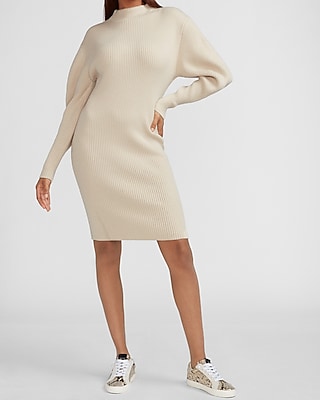 sweater dress balloon sleeve