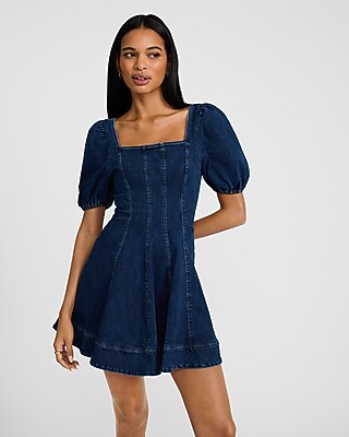 ワンピース M me eme Square neck puff mini onepiece Square neck puff mini onepiece(eme10565) – M me eme