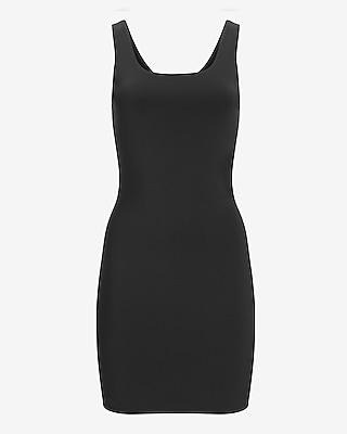 Scoop Neck Mini Sheath Dress