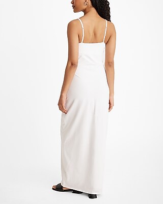 white maxi dress