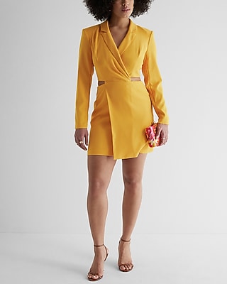 Cutout Mini Blazer Dress