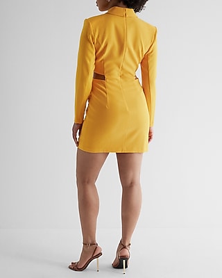 Cutout Mini Blazer Dress