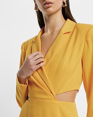 Cutout Mini Blazer Dress