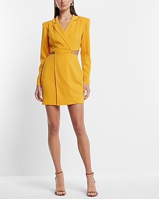 Cutout Mini Blazer Dress