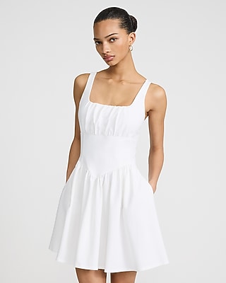 sachin and babi light blue dress Jovani 09976 Sleeveless Deep V-Neck Fitted Short Dress main image 1