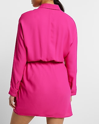 Robe Chemisier Express Portofino Avec Col à Paillettes - Taille XS, Occasion Très Bon état