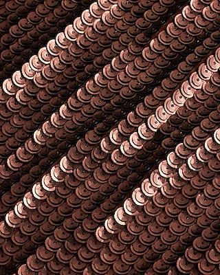 Sequin Halter Neck Open Back Mini Shift Dress