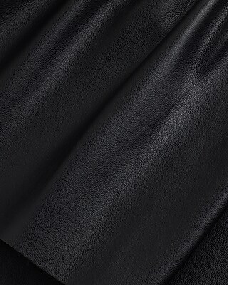 slim fit dress slacks Faux Leather Midi Tank Dress