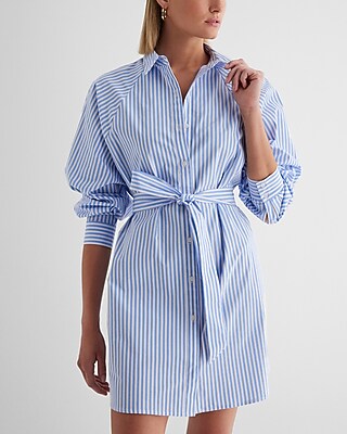 long boyfriend shirt dress SAMPLE - Slim Fit Boyfriend Shirtdress