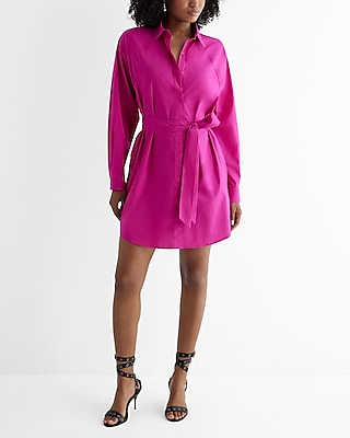 Work,Vacation Boyfriend Poplin Portofino Shirt Dress Women's