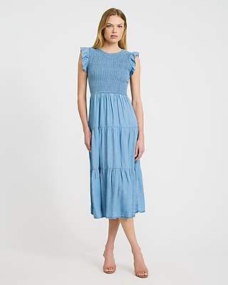 express blue maxi dress DUSTY BLUE SUEDE DRESS – Dancing Pony Boutique